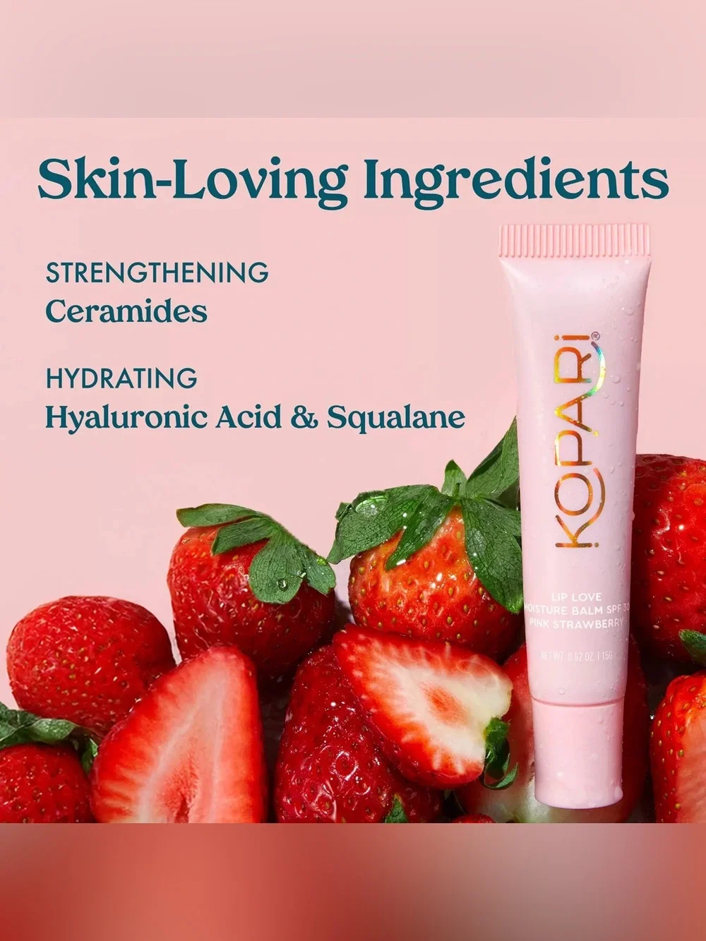 Kopari Beauty Lip Love Moisture Balm with SPF 30 bundle of 3